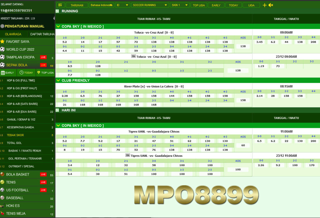Tips Menang Taruhan Correct Score Bandar MPO Slot Terpercaya